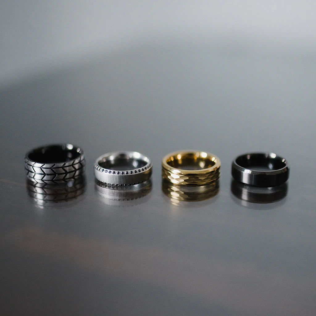 Alternative Metal Wedding Bands