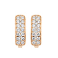 Diamond Huggie Earrings .74ctw