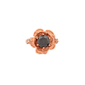 Black Diamond Rose Ring
