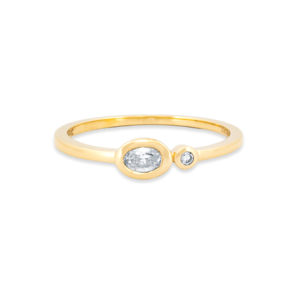 Modern Mixed-Cut Diamond Band