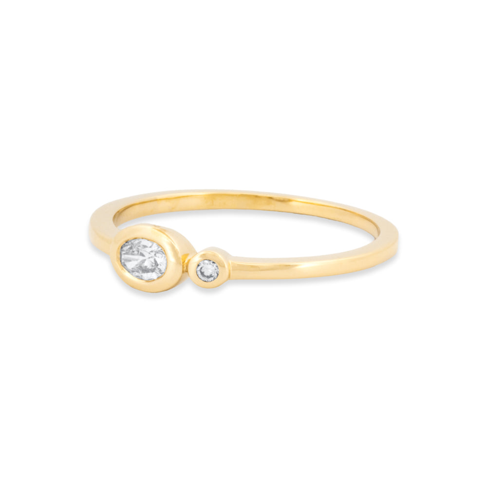 Modern Mixed-Cut Diamond Band