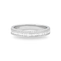 Baguette & Brilliant Cut Diamond Band
