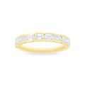 Natural Diamond Emerald Cut Band .93ctw