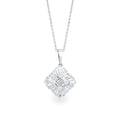 Natural Diamond Cluster Necklace