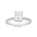 Natural Radiant Diamond Engagement Ring