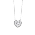 Diamond-Encrusted Heart Necklace