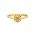 Hexagon Chocolate Diamond Ring