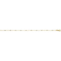 Two-Tone Gold Anklet