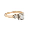 Two-Tone Diamond Promise Ring