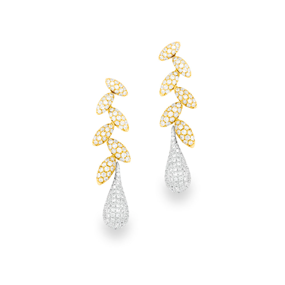 1.57ctw Diamond Drop Earrings