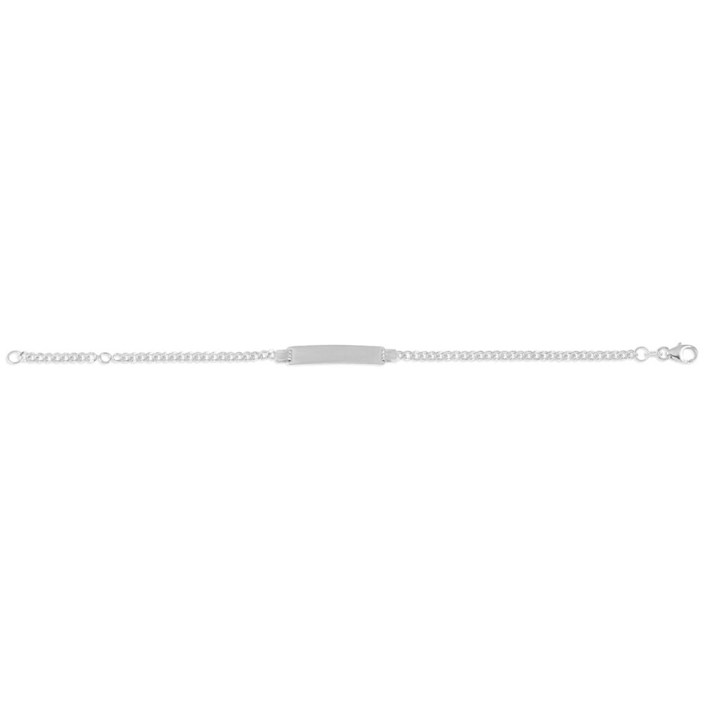 White Gold ID Bracelet
