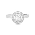 Diamond Halo Engagement Ring