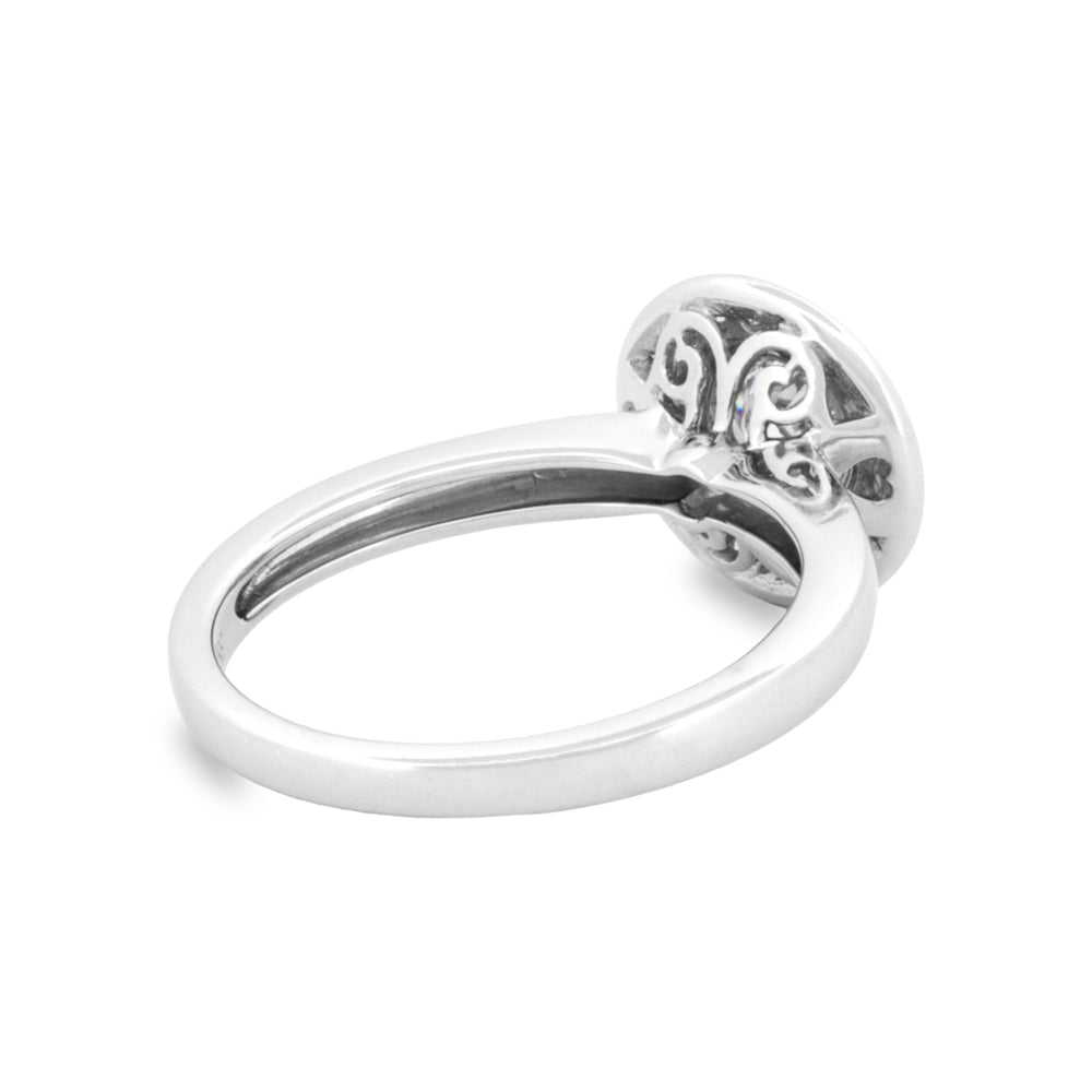 Diamond Halo Engagement Ring