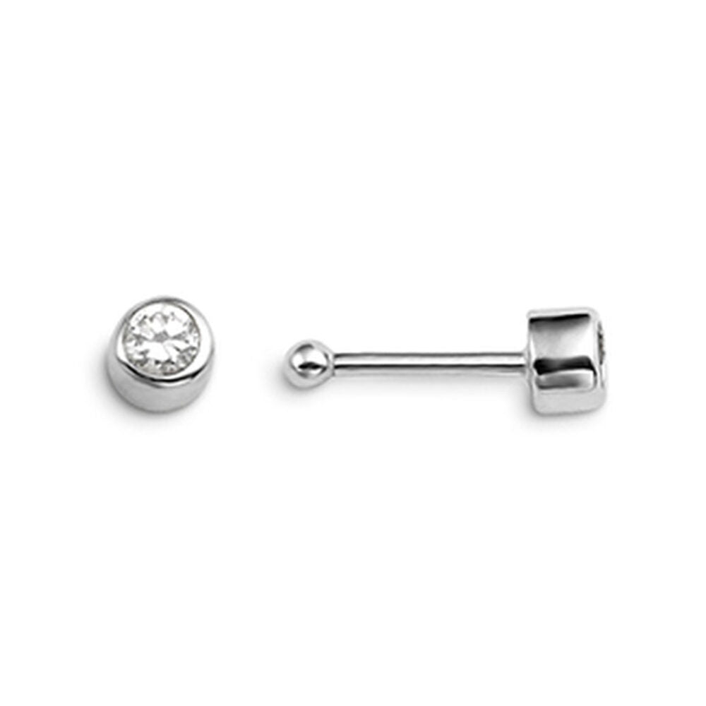 Gold CZ Nose Stud