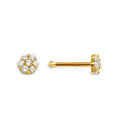 Gold Cluster Nose Stud