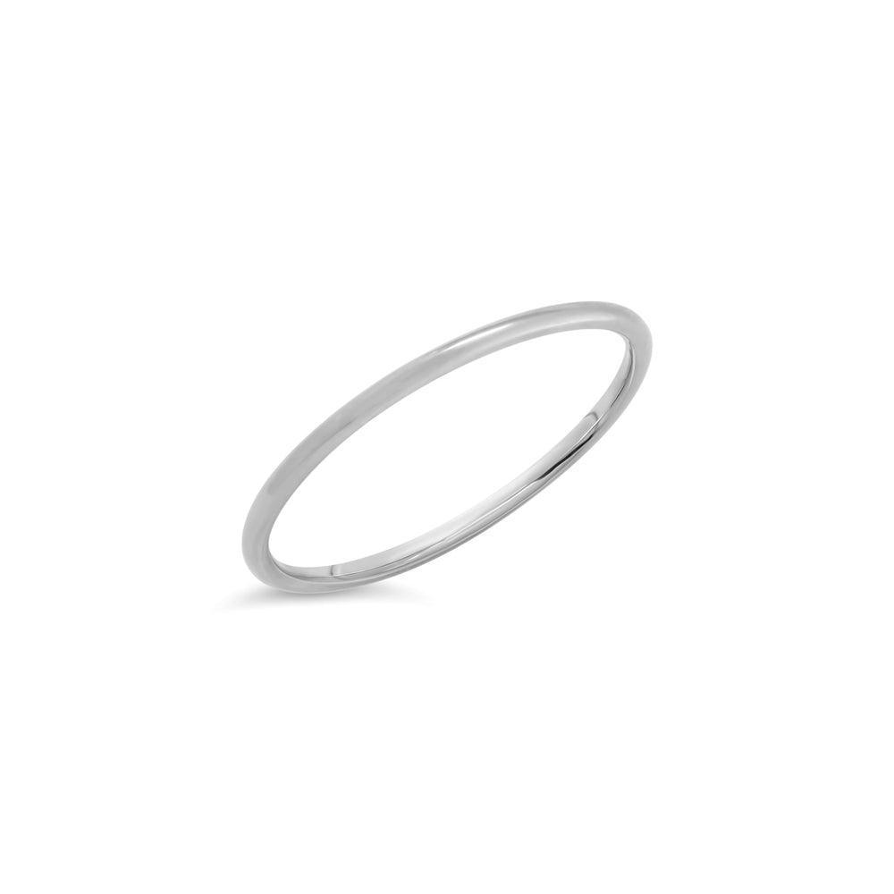 Stacking 10k Gold Tube Rings
