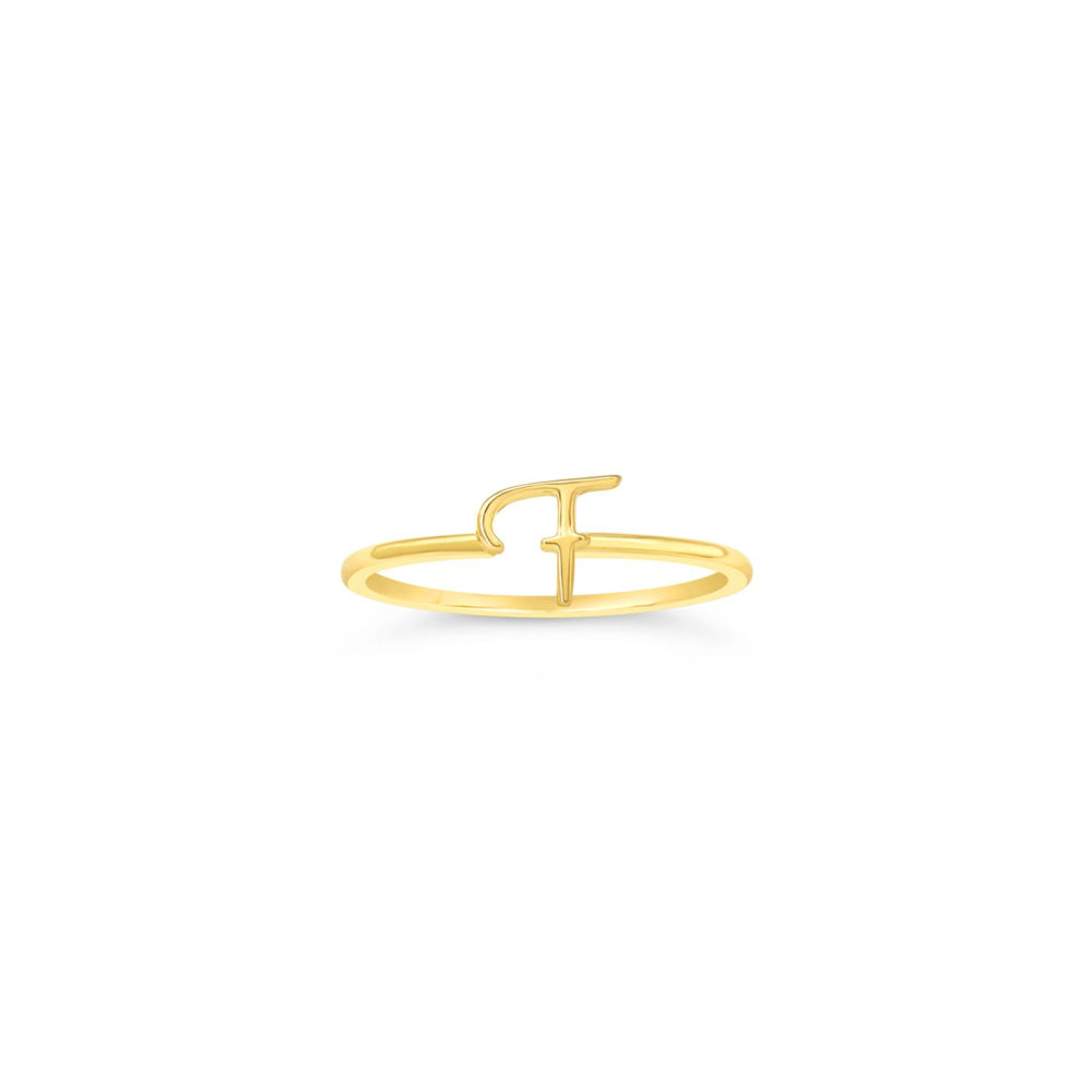 10k Gold Initial Rings