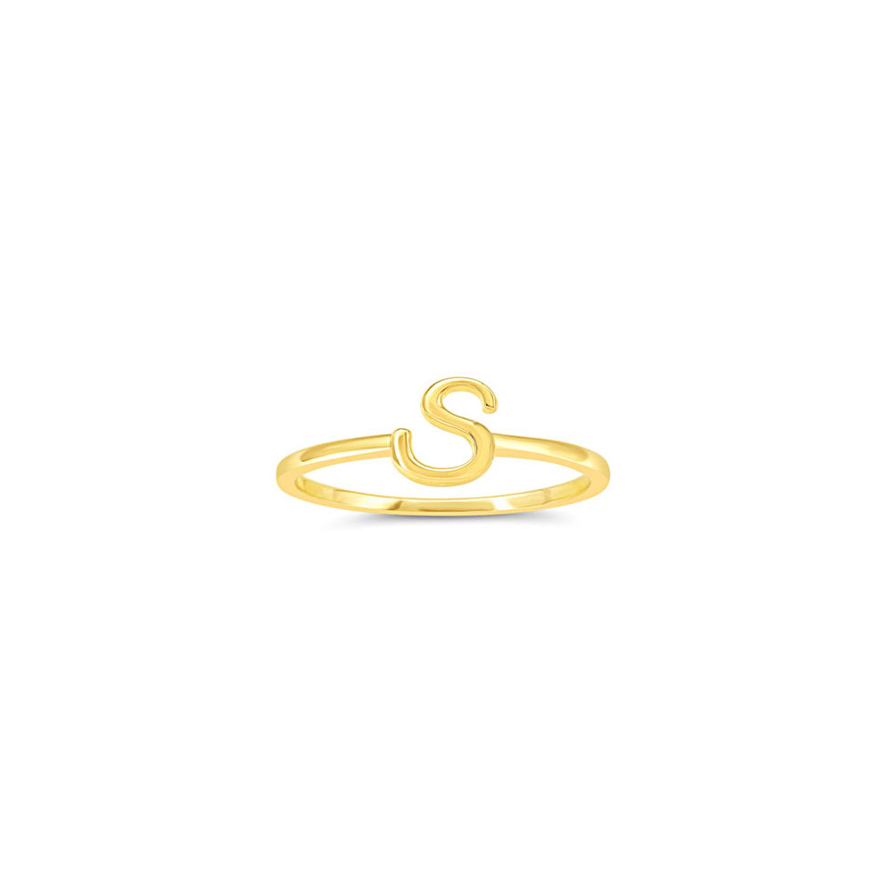 10k Gold Initial Rings