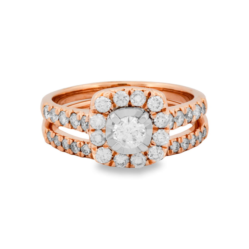 1ctw Diamond Wedding Set