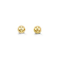 14k Gold Ball Stud Earrings
