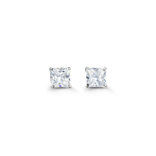 14k Gold CZ Stud Earrings