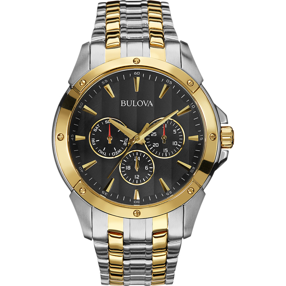 Gold and Silver Finish Men's Watch
