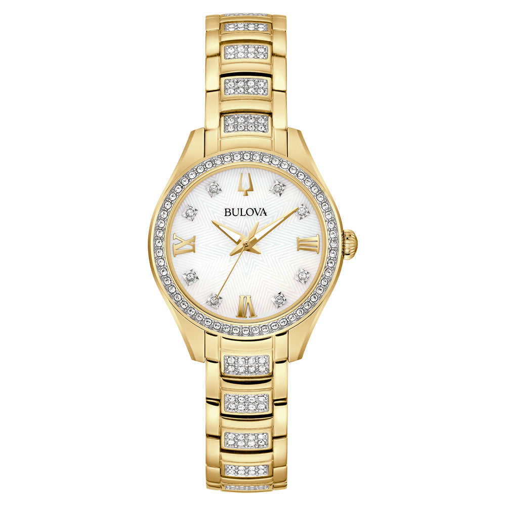 Ladies Bulova Crystal Watch