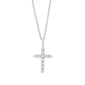 Gold & Diamond Cross Necklace