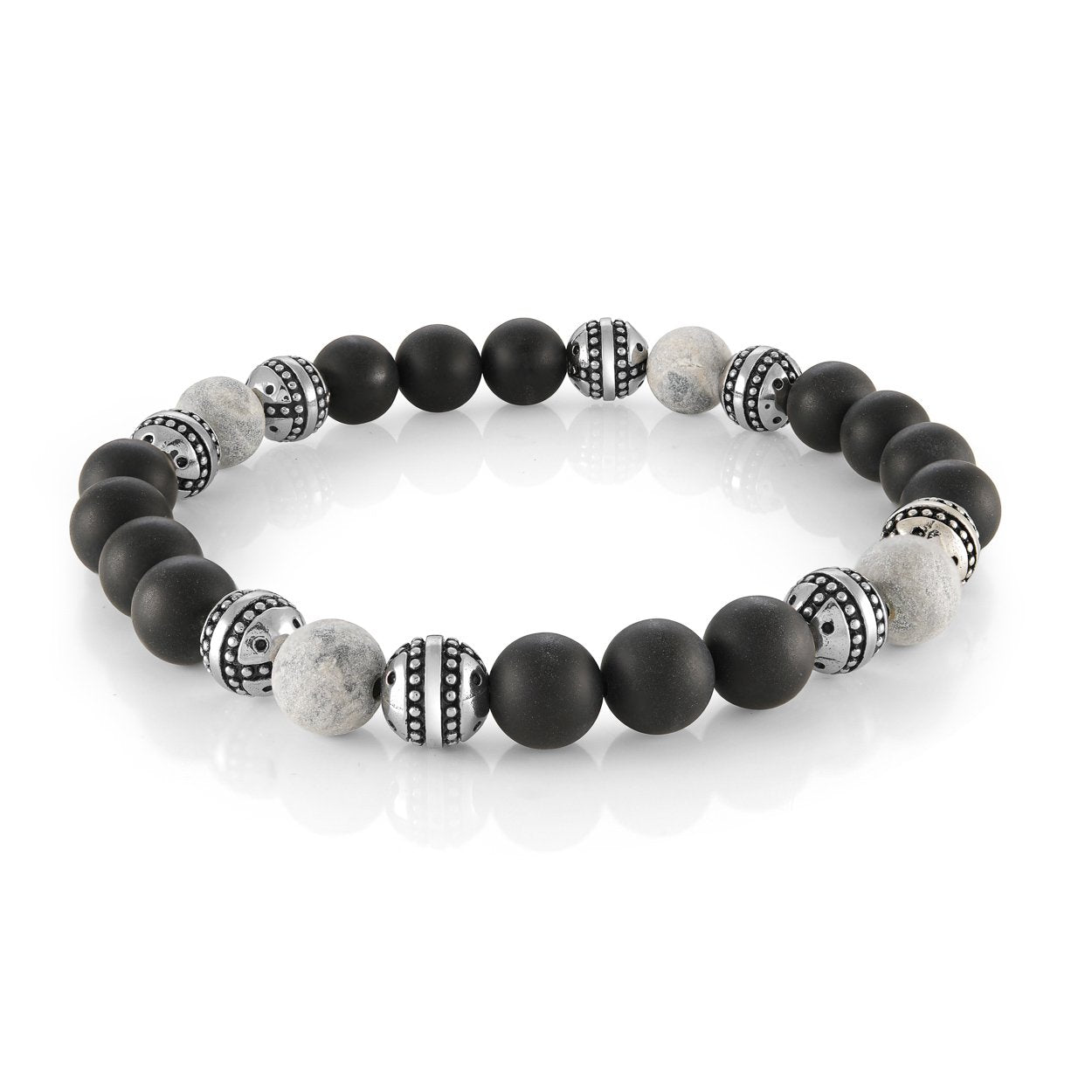 Onyx & Stone Bracelet