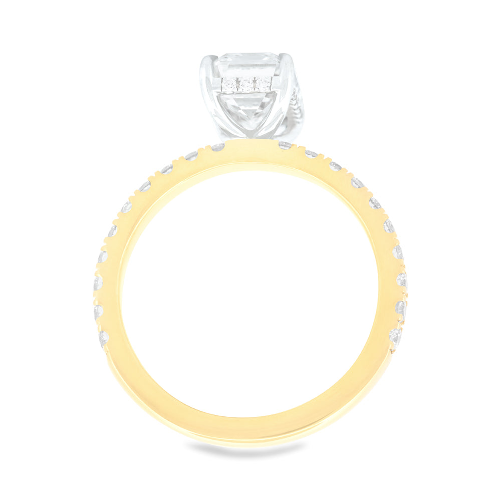 Emerald Cut Lab-Grown Diamond Ring