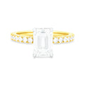 Emerald Cut Lab-Grown Diamond Ring