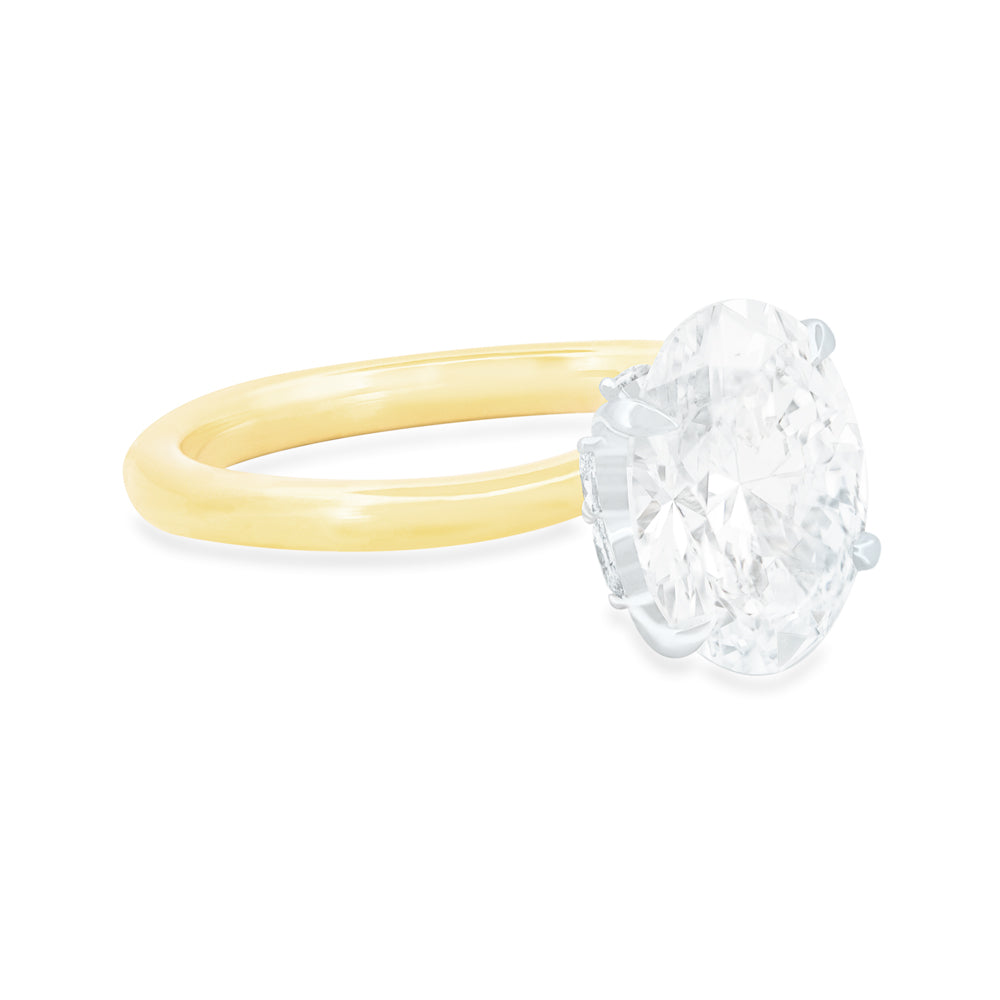 Lab-Grown Diamond Oval Engagement Ring