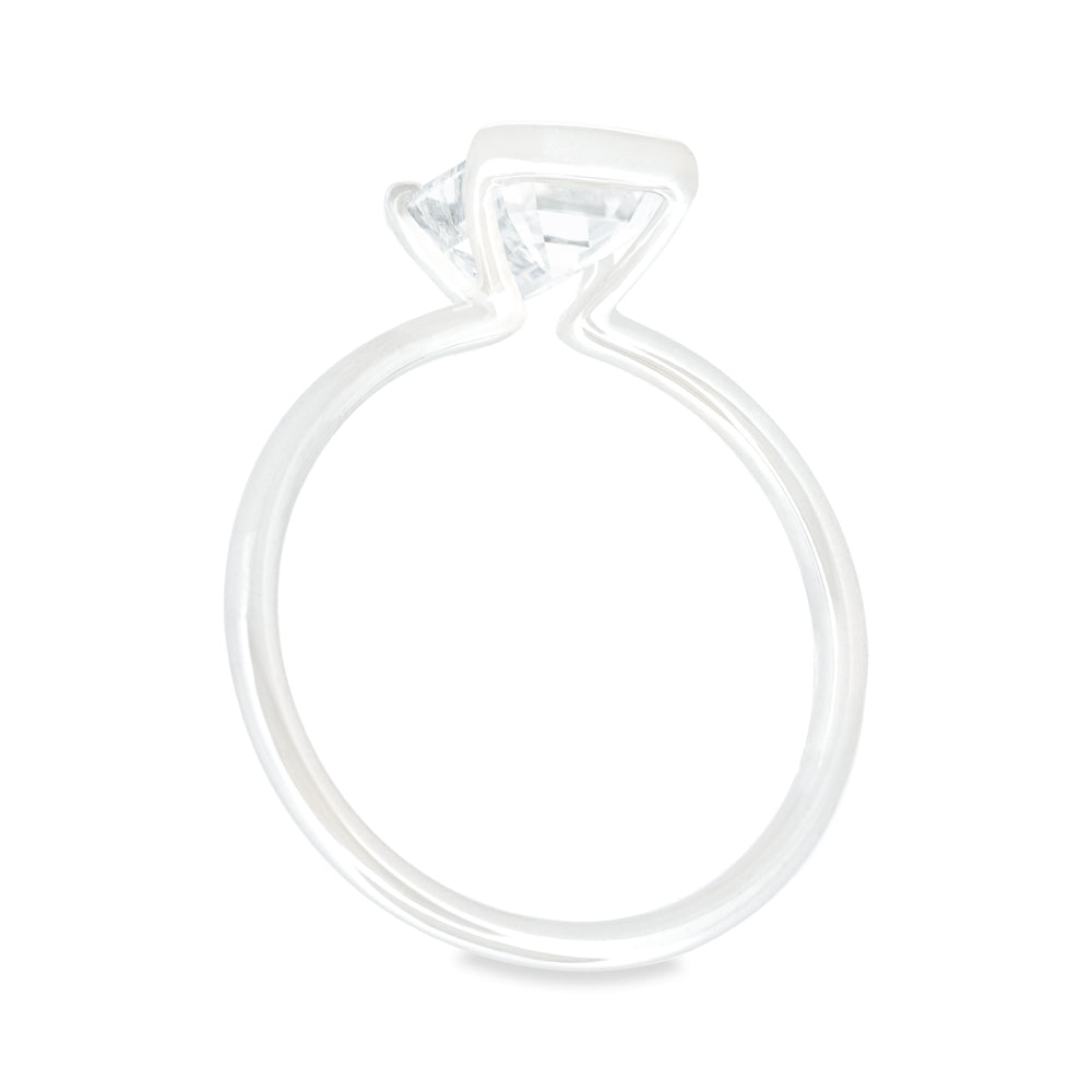 Lab-Grown Emerald Cut Diamond Solitaire
