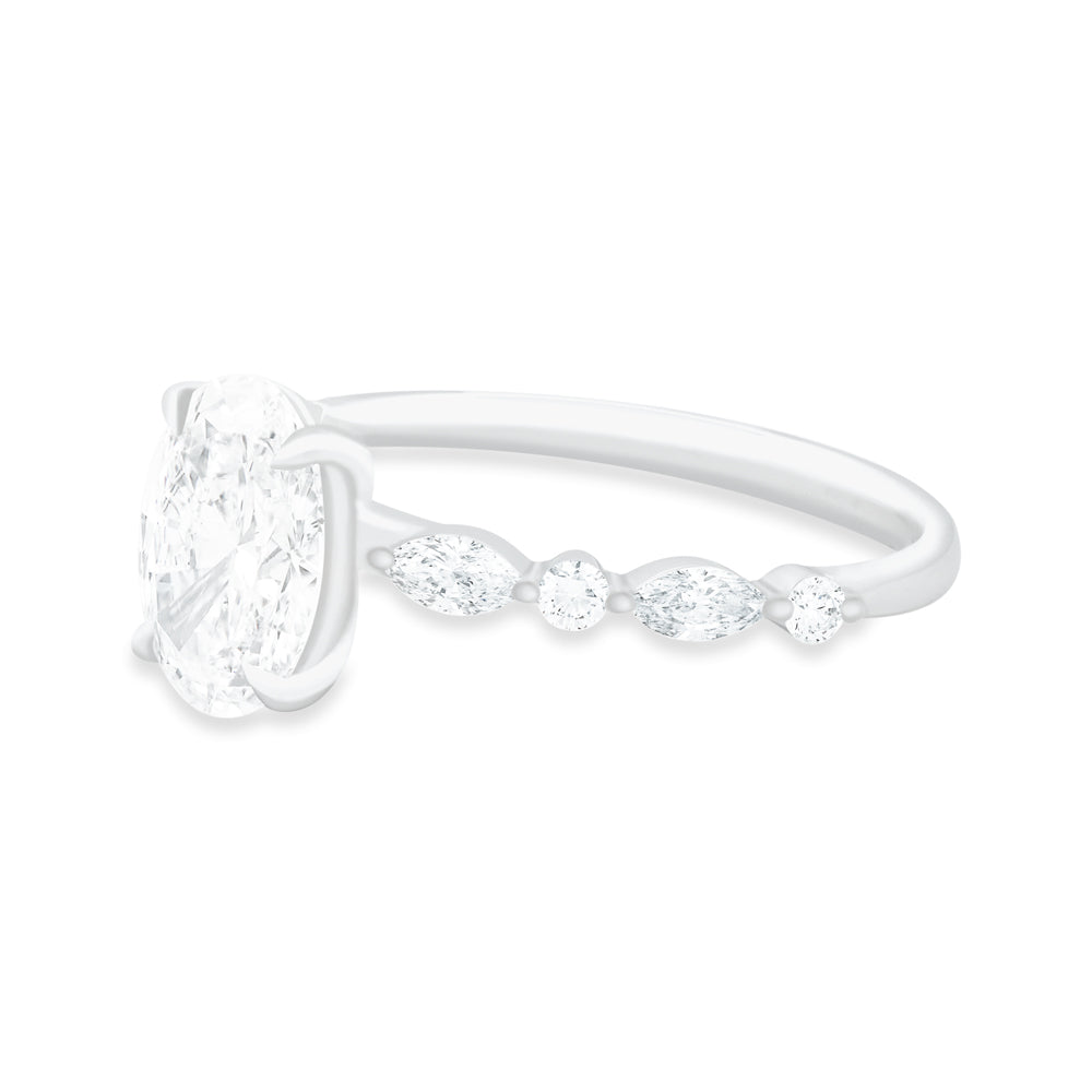 Lab-Grown Diamond Engagement Ring