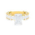 Lab-Grown Emerald Cut Diamond Ring