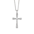 Gold & Diamond Cross Necklace