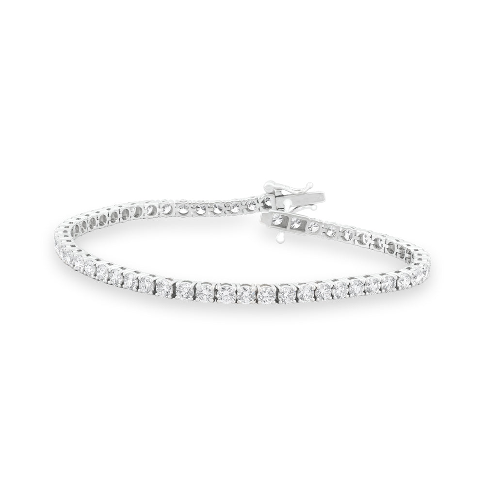 Classic Lab-Grown Diamond Tennis Bracelet 5.34ctw