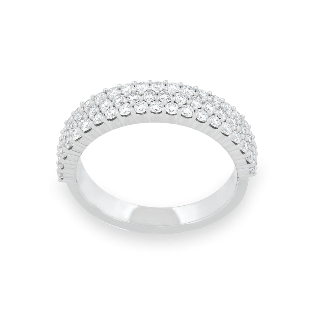 Triple Row Lab Grown-Diamond Band