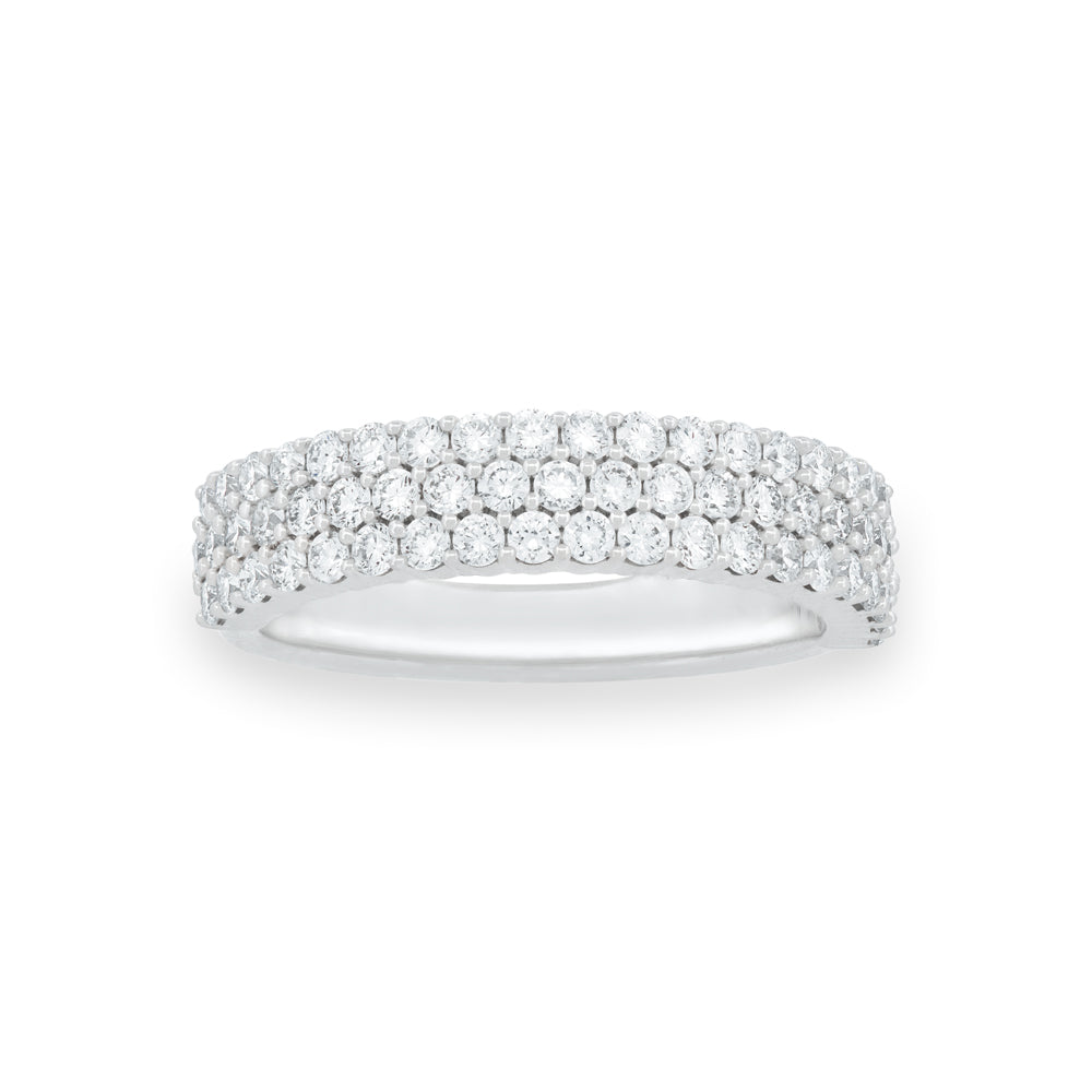 Triple Row Lab Grown-Diamond Band