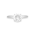 Brilliant Cut Diamond Solitaire Engagement Ring