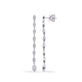 14k Diamond Drop Earrings