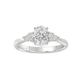 Lab-Grown Oval Diamond Engagement Ring