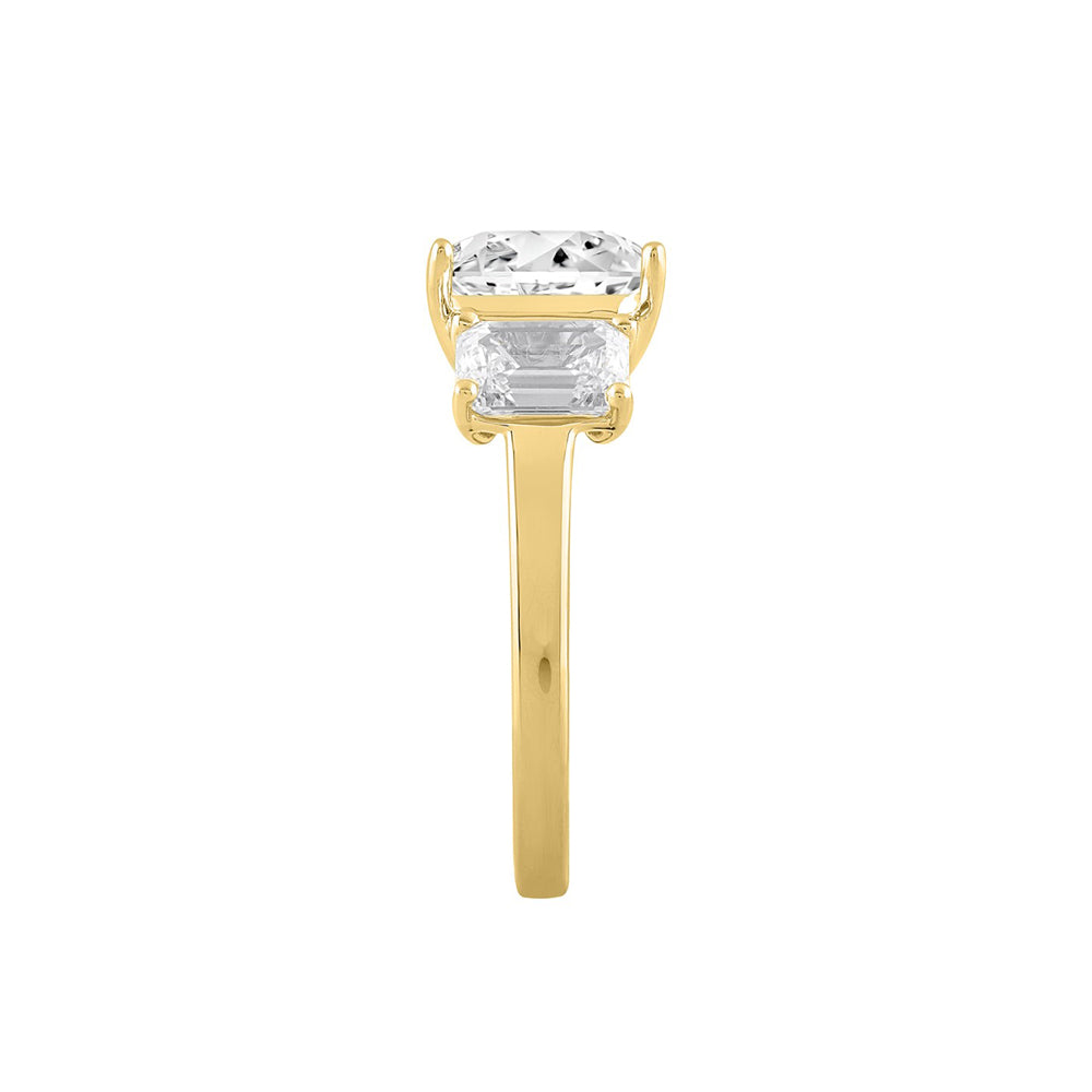 5ctw Lab-Grown Diamond Trinity Ring