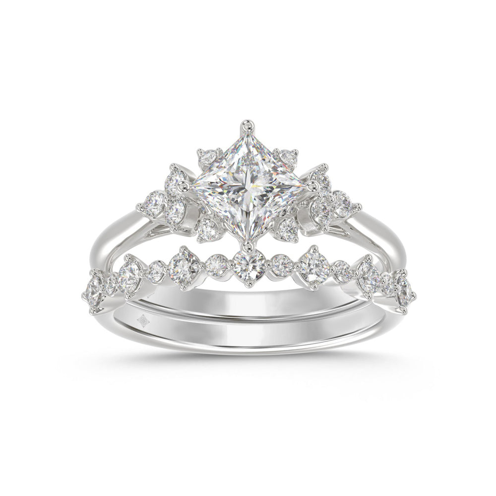 Lab-Grown Diamond Wedding Set