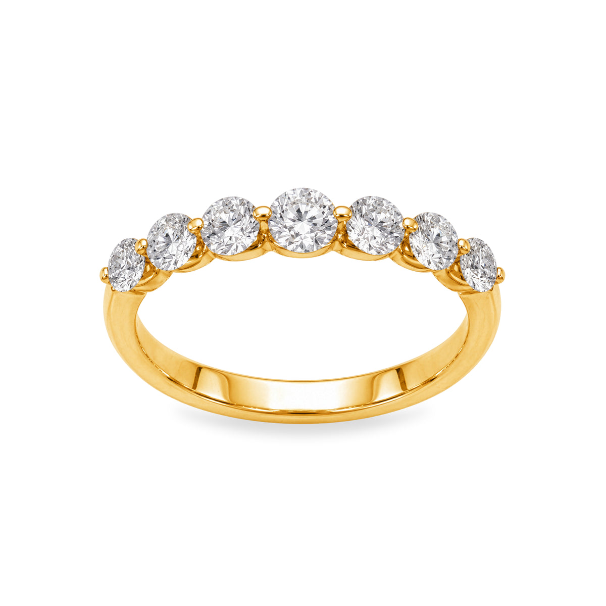Floating Brilliant Diamond Band
