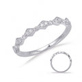 White Gold Diamond Stackable Band