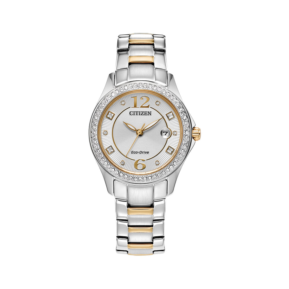 Citizen Crystal Two-Tone Watch