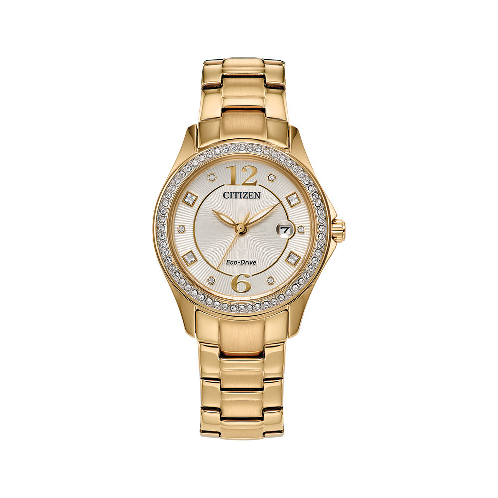 Citizen Crystal Two-Tone Watch