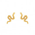 10k Gold Snake Studs