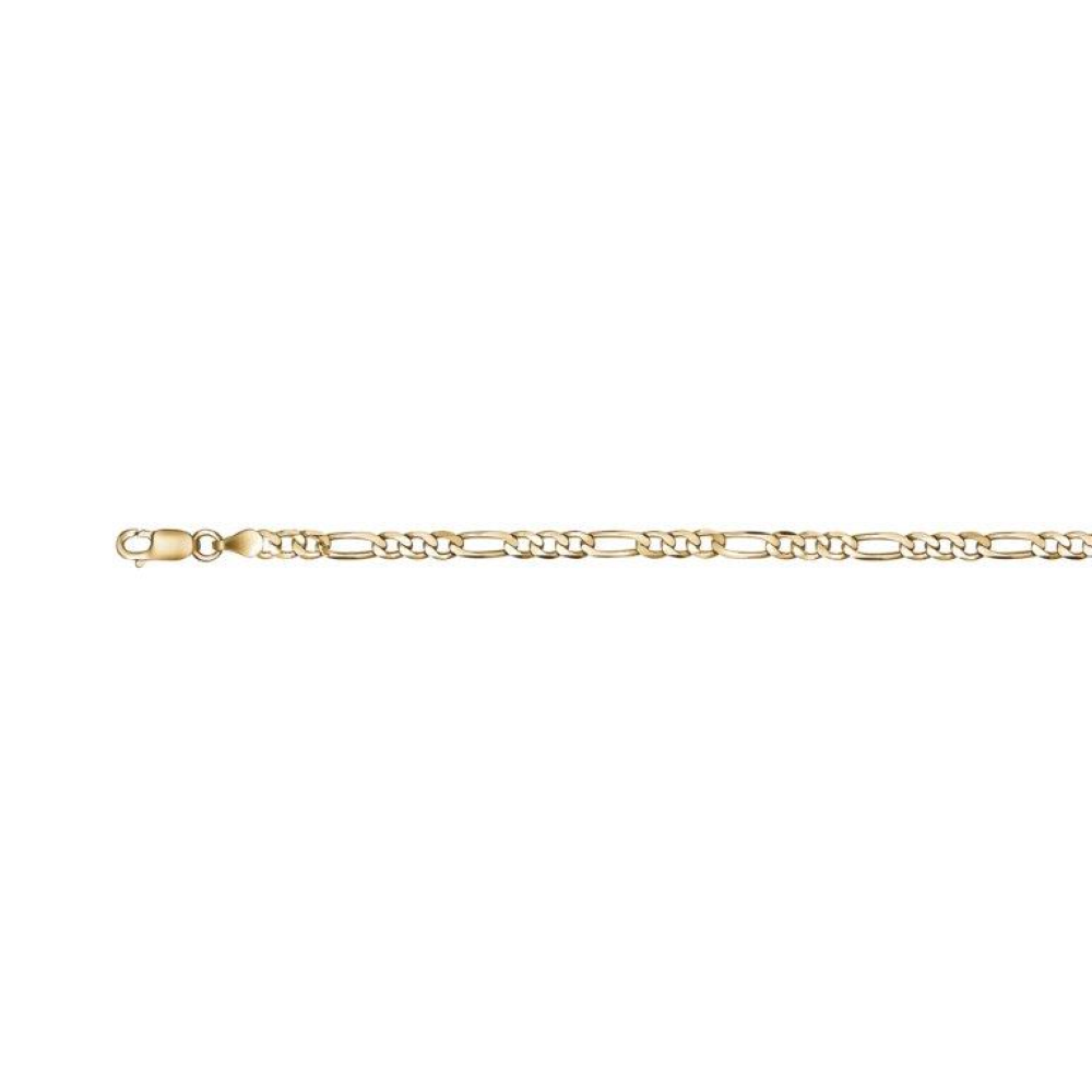 5.25mm Flat Hollow Figaro Link Chain